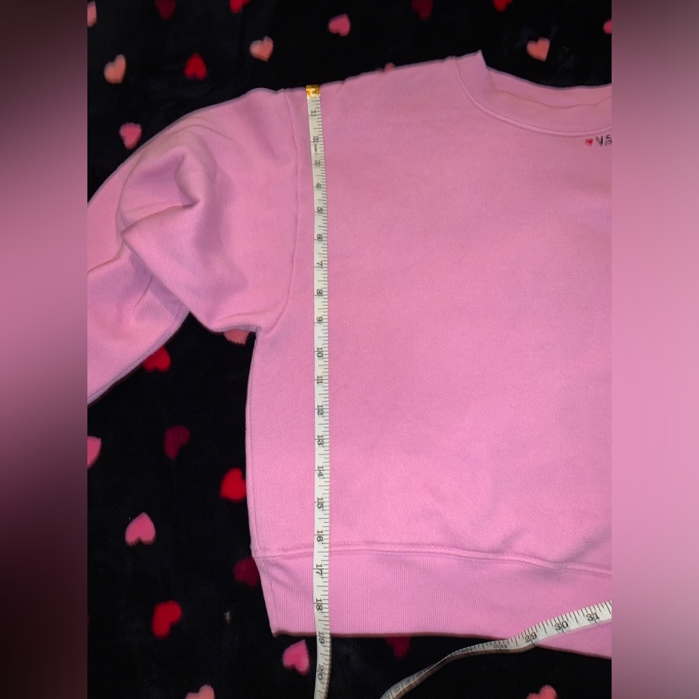 Victoria's Secret Pink Fleece Sweatshirt and pant set New sz small - Picture 9 of 16
